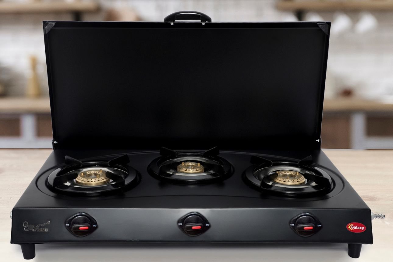 Best Selling of 2023 ( 3 burner gas stove with cover )