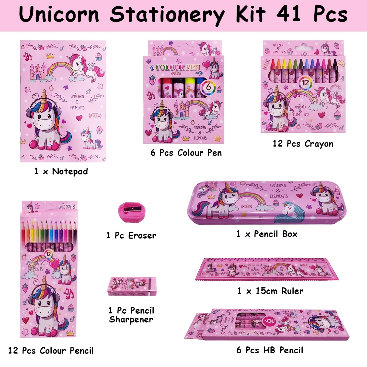 Buy SHIVAARO 13 in 1 DIY Unicorn Diary for Girls, Unicorn Notebook for  Girls with Pen, Unicorn kit for Girls, Unicorn Return Gifts for Girls, Kids  Diary Unicorn Online at Best Prices in India - JioMart.